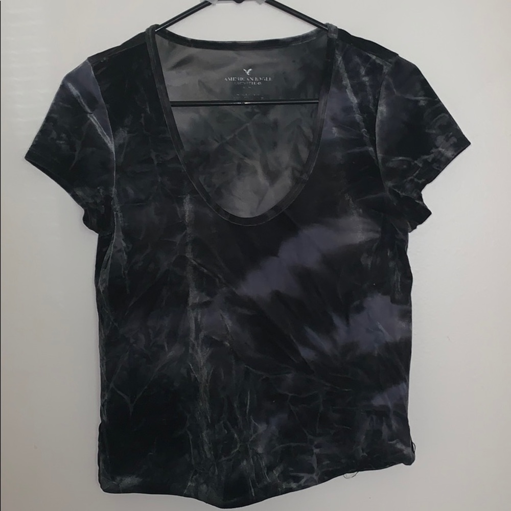 Velvet crop top